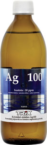 Koloidné striebro Ag 100 20 ppm 500 ml