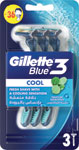 Gillette Blue3 jednorázový holiaci strojček Cool 3 ks