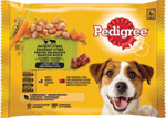 Pedigree kapsičky pre dospelých psov, s kuracím a hovädzím a zeleninou v šťave 4 x 100 g