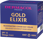 Dermacol Gold Elixir omladzujúci kaviárový denný krém 50 ml  - Teta drogérie eshop