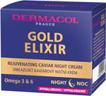 Dermacol Gold Elixir omladzujúci kaviárový nočný krém 50 ml  - Teta drogérie eshop