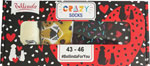 Bellinda darčekova sada ponožky Crazy Socks Box veľkosť 43-46 4 ks