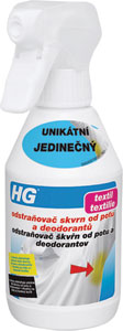 HG odstraňovač škvŕn od potu a dezodorantov 250 ml