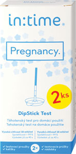 Intime tehotenský test DipStick 2 ks