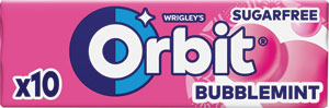 Orbit Bubblemint dražé 14 g