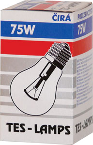 Techlamp klasická žiarovka 75W E27 