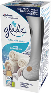 Glade Automatický osviežovač vzduchu Pure Clean Linen 1+269 ml