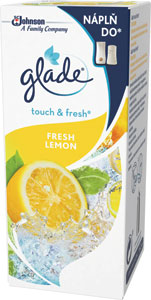 Glade Touch&Fresh náhradná náplň Fresh Lemon 10 ml
