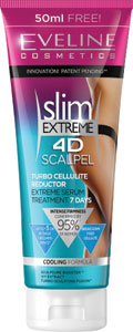 EVELINE Slim Extreme 4D ScalpelTurbo reduktor celulitídy 250 ml