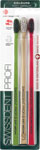 Swissdent Colours zubné kefky Soft-Medium Festive 3 ks 