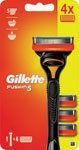 Gillette Fusion strojček + 4 hlavice - Teta drogérie eshop