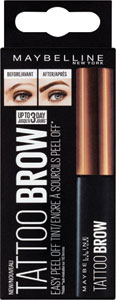 Maybeline New York farba na obočie Tattoo Brow Gel Tint 2 Medium Brown