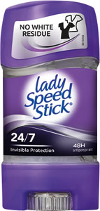 Lady Speed Stick Gel 24/7 Invisible 65 g