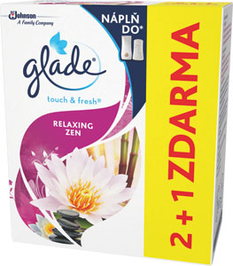 Glade Touch&Fresh náhradná náplň 2+1 Tropical Blossoms 3 x 10 ml