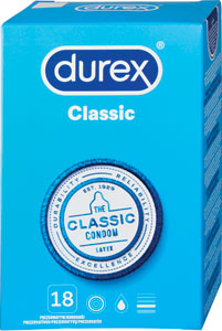 Durex kondómy Classic 18 ks