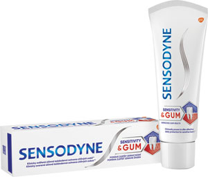 Sensodyne zubná pasta s fluoridom Sensitivity & Gum 75 ml