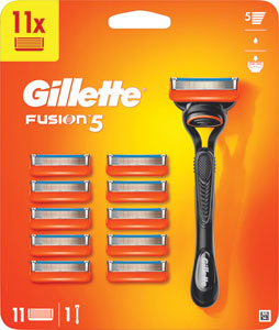Gillette Fusion5 holiaci strojček + 11 holiacich hlavíc 