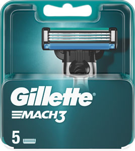 Gillette Mach3 náhradné hlavice 5 ks