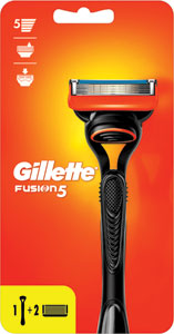 Gillette Fusion strojček + 2 hlavice