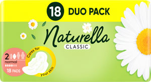 Naturella Classic hygienické vložky Normal 18 ks