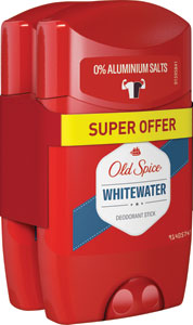 Old Spice tuhý dezodorant Whitewater 2 x 50 ml 