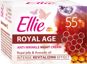 Ellie Royal Age 55+ Revitalizačný nočný krém proti vráskam 50 ml