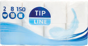 Tip Line jemný toaletný papier 2-vrstvový 8 ks