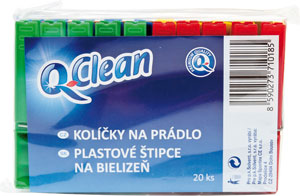 Q-Clean štipce na prádlo 20 ks