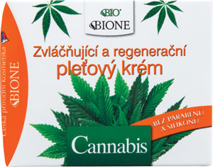 Bio Cannabis Krém pleťový regeneračný a zvláčňujúci 51 ml