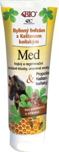 Bio Med + Q10 Bylinný balzam s kaštanom konským a propolisom 300 ml