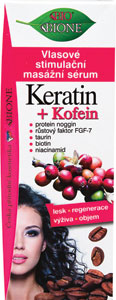 Bio Keratín + Kofeín Vlasové stimulačné masážne sérum 215 ml