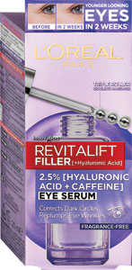 L'Oréal Paris očné sérum Revitalift Filler s 2,5 % kyselinou hyalurónovou