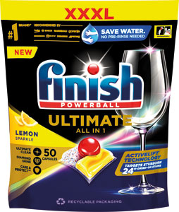 Finish Ultimate tablety do umývačky riadu Lenom 50 ks