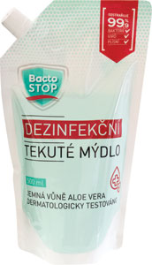 BactoSTOP dezinfekčné tekuté mýdlo náhradná náplň 500 ml