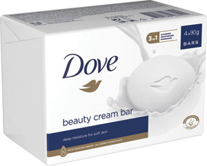 Dove mydlo 4x90 g beauty cream bar