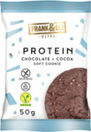 Frank&Oli Protein Cookie proteínová sušienka s čokoládou a kakaom 50 g - Teta drogérie eshop