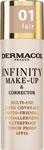 Dermacol make-up a korektor Infinity 01 Fair - Teta drogérie eshop