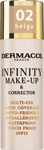 Dermacol make-up a korektor Infinity 02 Beige - Teta drogérie eshop