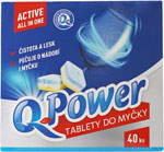 Q-power tablety do umývačky riadu 40 ks - Teta drogérie eshop