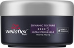 Wellaflex MEN matte paste Dynamic texture 75 ml - Teta drogérie eshop