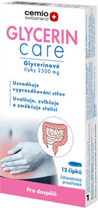 Cemio Glycerin care čípky 12 ks