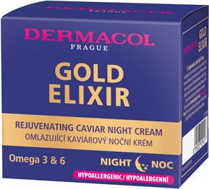 Dermacol Gold Elixir omladzujúci kaviárový nočný krém 50 ml 