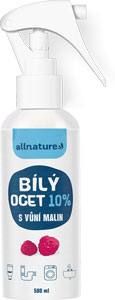 Allnature Biely ocot sprej 10% s vôňou maliny 500 ml