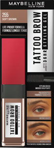 Maybelline New York gél na obočie Tattoo Brow 36H Styling Gel 255 Soft Brown 6 ml