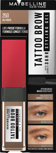 Maybelline New York gél na obočie Tattoo Brow 36H Styling Gel 250 Blonde 6 ml