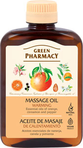Green Pharmacy masážny olej hrejivý 200 ml 