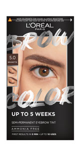 L'Oréal Paris semi-permanentná farba na obočie Brow Color 5.0 Brunette 