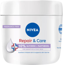 Nivea telový krém Repair&Care Sensitive 400 ml