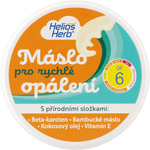 Helios Herb opaľovacie maslo Karot OF6 200ml 