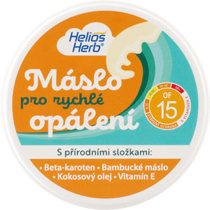 Helios Herb opaľovacie maslo Karot OF15 200 ml 